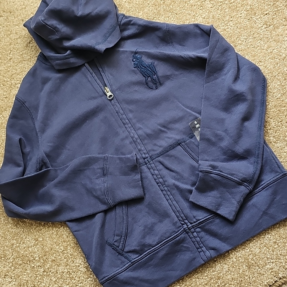 Polo Cardigan w Hood-Classic